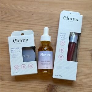 Clover by Clove + Hallow - Blush, Balancing Oil, Lip Jelly Bundle